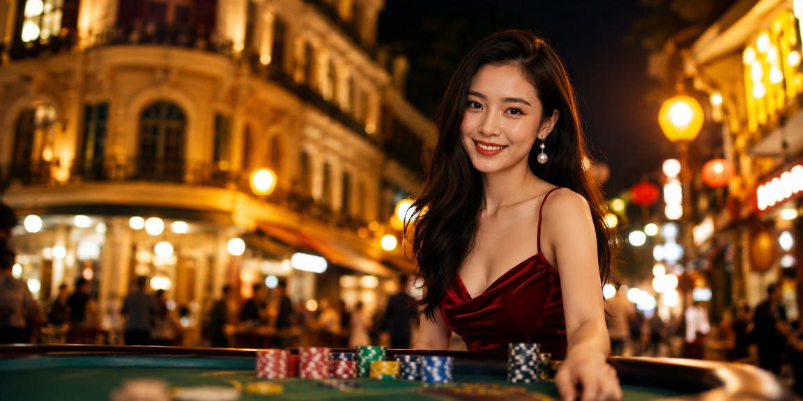 Không gian cược thể thao và casino về đêm tại Hà Nội
